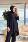 4197 Tokyo Şalvar Takım Siyah 