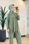 4197 Tokyo Şalvar Takım Çağla