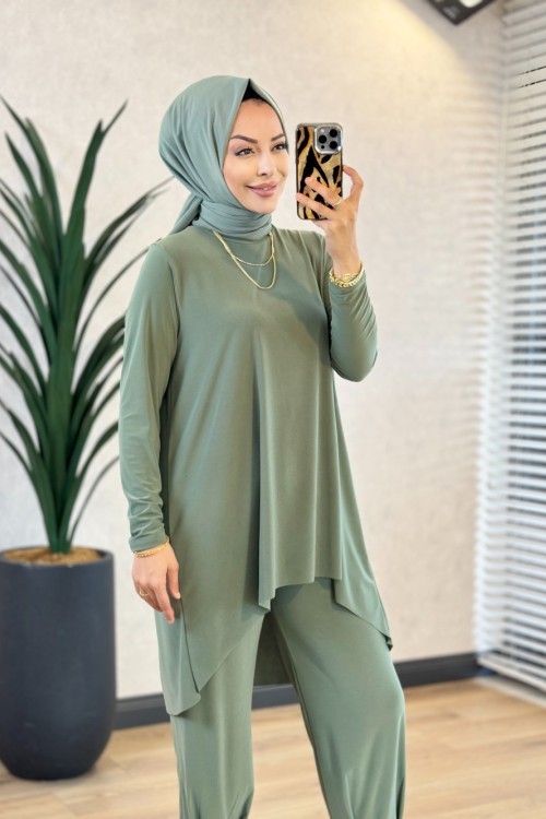4197 Tokyo Şalvar Takım Çağla
