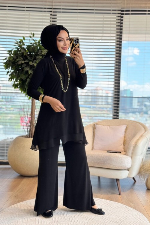 3001 Damla Takım Siyah 