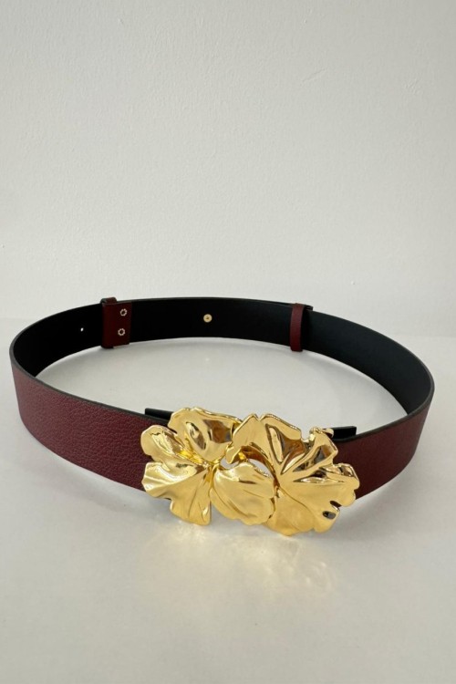 MRW1599 Flower Kemer Bordo