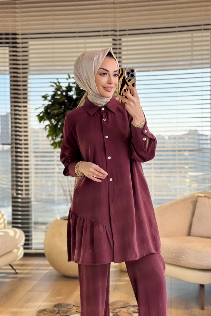 LYL103 Lilyum Takım Bordo 