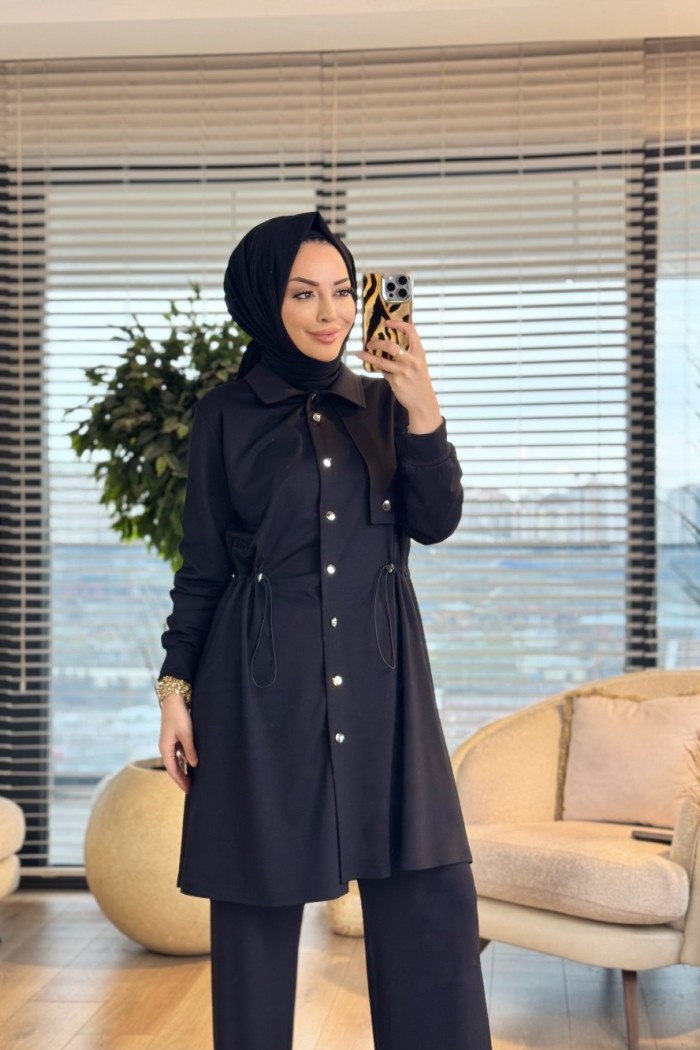 26625 Dünya Rüzgarlıklı Takım Siyah