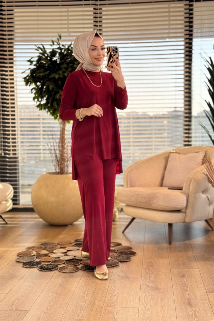 5026 Efil Takım Bordo 