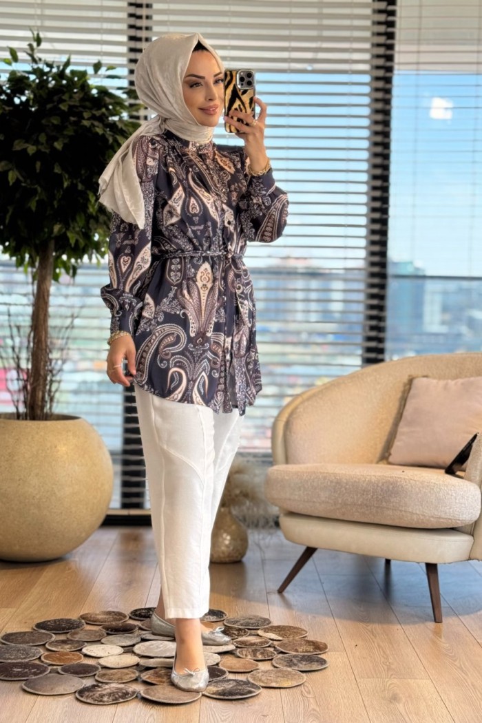 4074 Sofia Tunik Lacivert