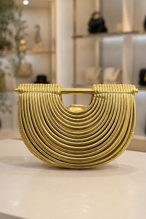 B36063 Bayan Çanta Gold