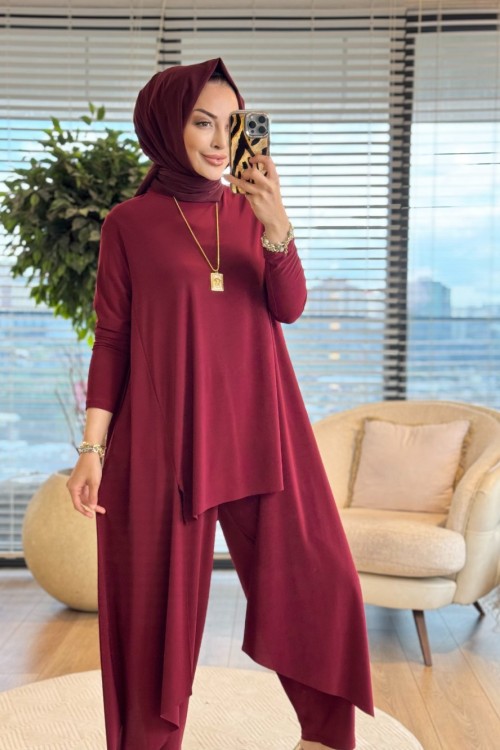 HWN6286 Burçak Takım Bordo 