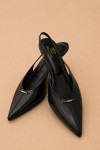 3965 Huk Toka Alçak Zara Stiletto Siyah 