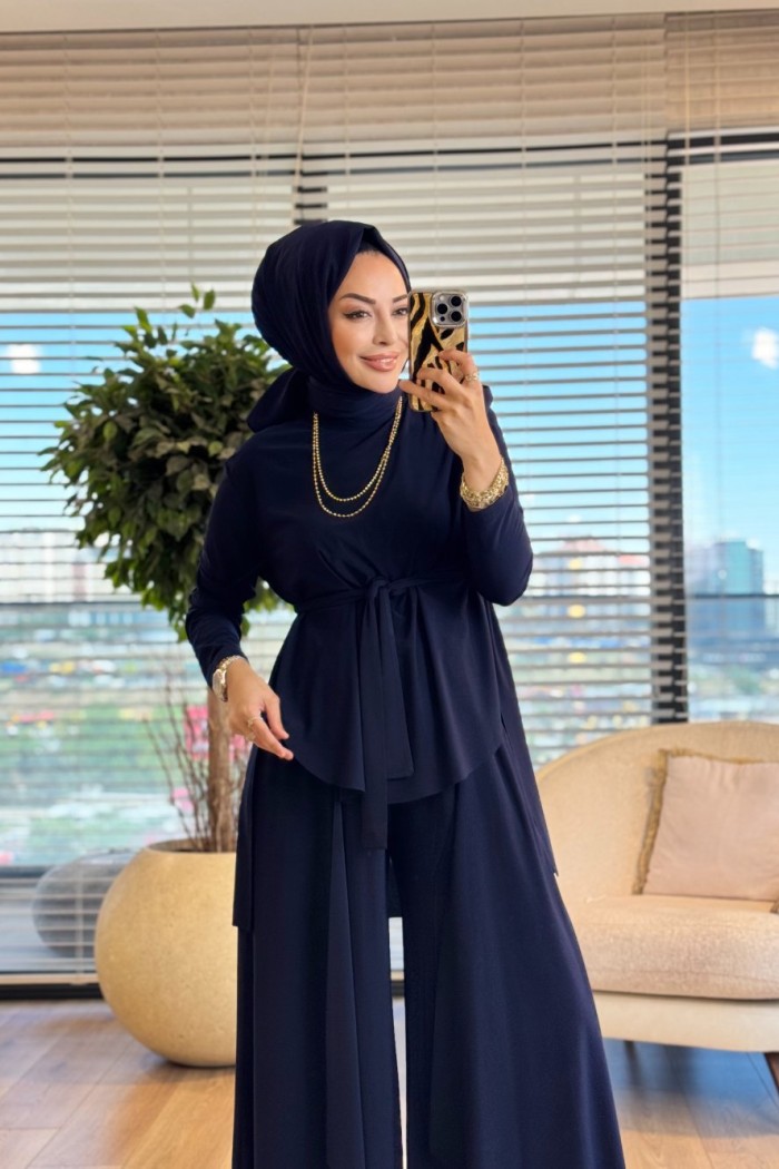 HWN6292 Sahra Takım Lacivert 