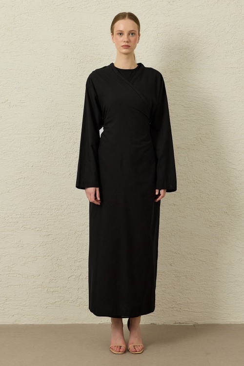 MRW1820 Namaz Elbisesi Siyah 