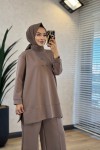 27QW8000 Önü Kuş İşli Takım Vizon 