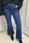 4609 İspanyol Paça Kot Pantolon Lacivert 