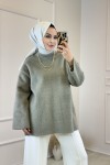 HK25090 Pamuk Dokulu Kazak Çağla