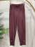 25553 Paçası İki Düğmeli Pantolon Bordo