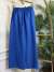26087 Keten Bol Paça Pantolon Saks