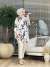 4016-1 Ege Yellow Stone Tunik Ekru Hardal