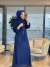 5062 Lokma Elbise Lacivert