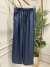 7240 Tencel Beli Lastikli Pantolon Koyu Mavi
