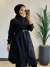 1009-2 Londra Keten Tunik Siyah 