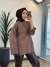 3453 Dikiş Ve Yırtmaç Detaylı Sweatshirt Toprak 