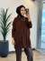 3399 Yarasa Triko Tunik Kahve