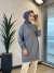 145117 Pul Detaylı Triko Tunik Gri 