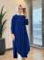 1735 Sandy Yarasa Kol Tunik Saks