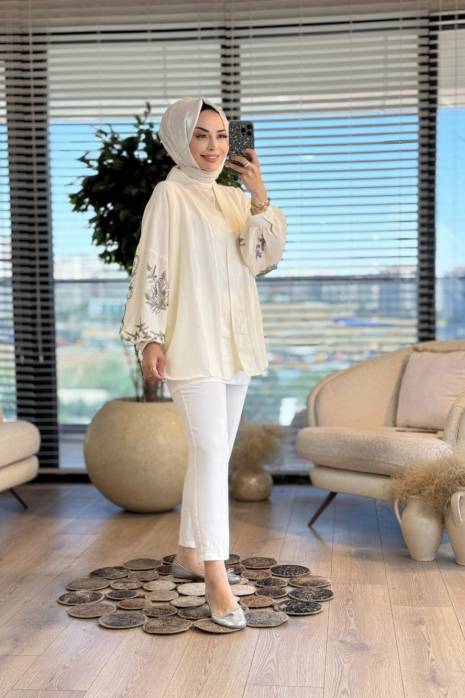 2016 Boncuk Kap Ekru