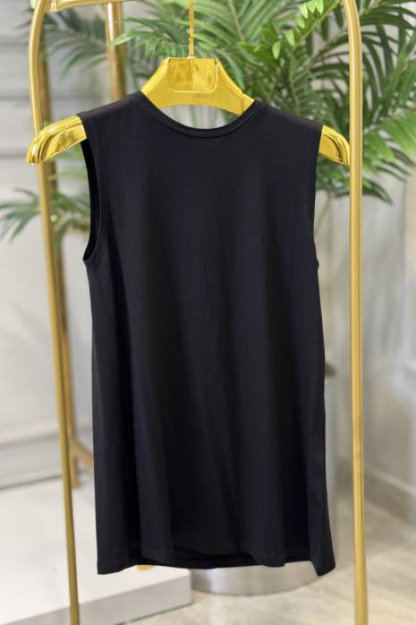 2860 Sıfır Kol İçlik Siyah