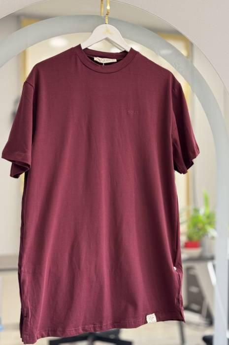 30727 Yarım Kollu İçlik Bordo