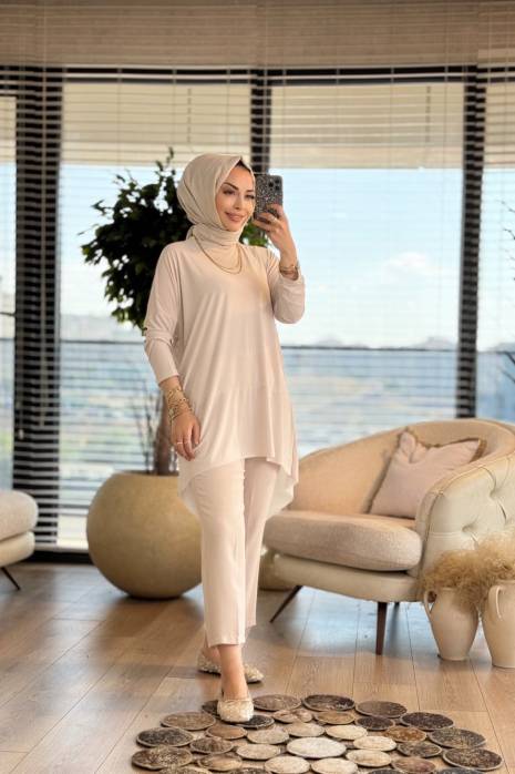 539 Makas Tunik Bej