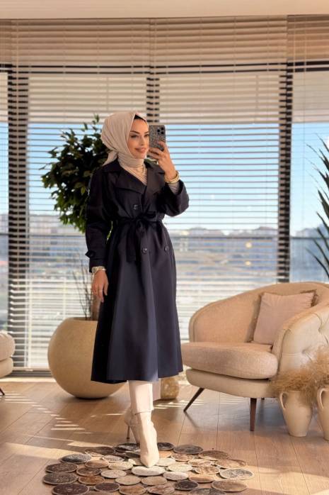 MRW1545 Lizbon Trenç Lacivert